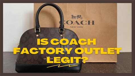 is coach outlet legit.